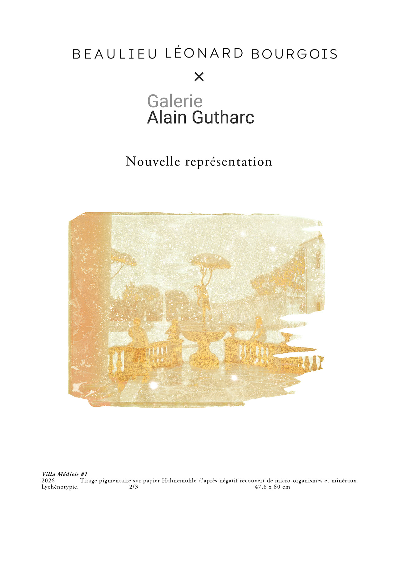 Exposition à la galerie Alain Gutharc
